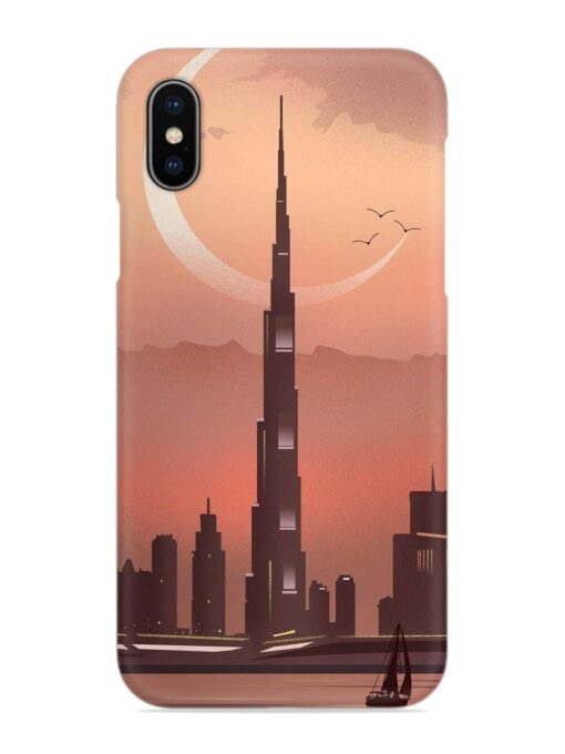 Landmark Burj Khalifa Snap Case for Apple Iphone X Zapvi