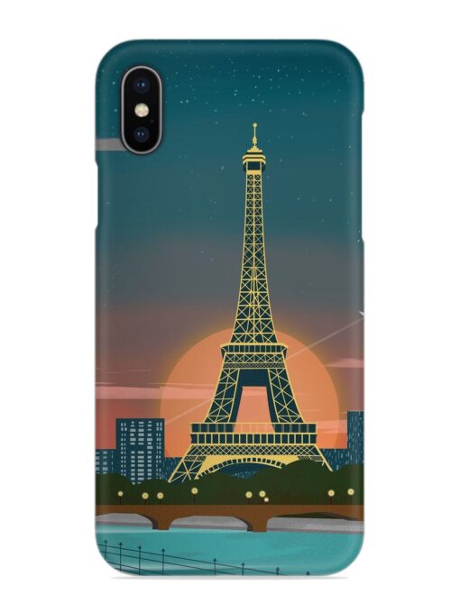 Scenery Architecture France Paris Snap Case for Apple Iphone X Zapvi