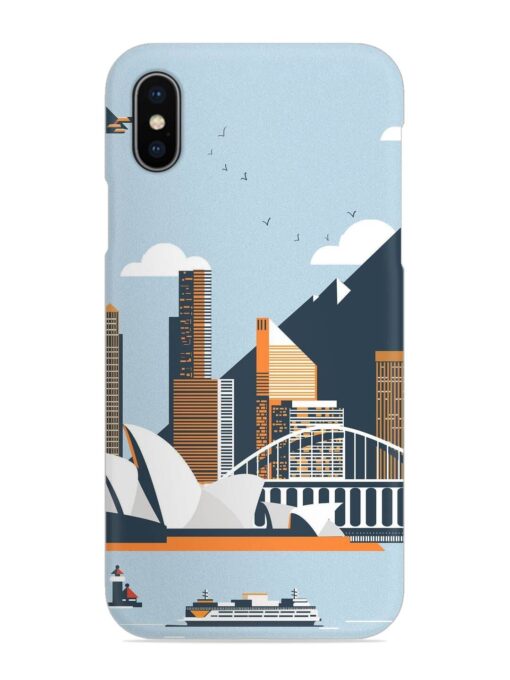 Sydney Opera Landscape Snap Case for Apple Iphone X Zapvi