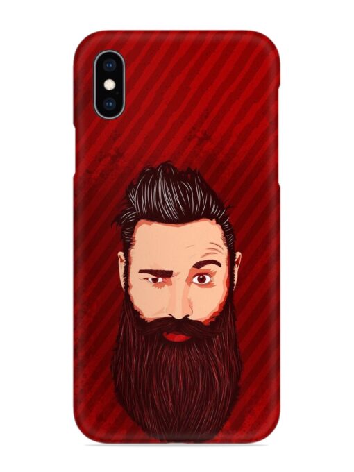Beardo Man Snap Case for Apple Iphone Xs Zapvi
