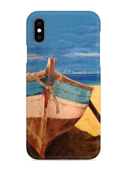 Canvas Painting Snap Case for Apple Iphone Xs Zapvi
