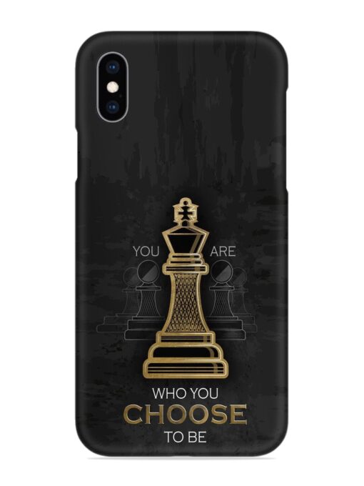 You Are Who Choose To Be Snap Case for Apple Iphone Xs Zapvi