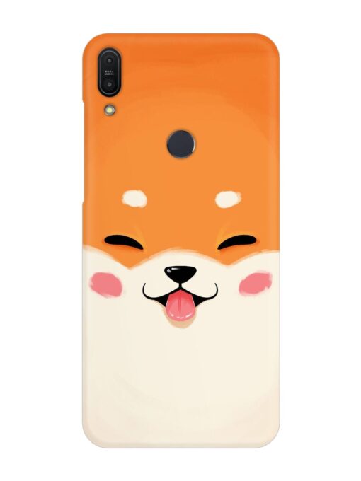 Cute Dog Face Vector Snap Case for Asus Zenfone Max Pro M1 Zb601Kl Zapvi