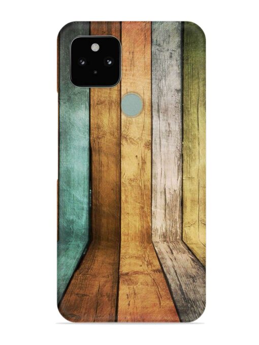 Wooden Realistic Art Snap Case for Google Pixel 5 Zapvi