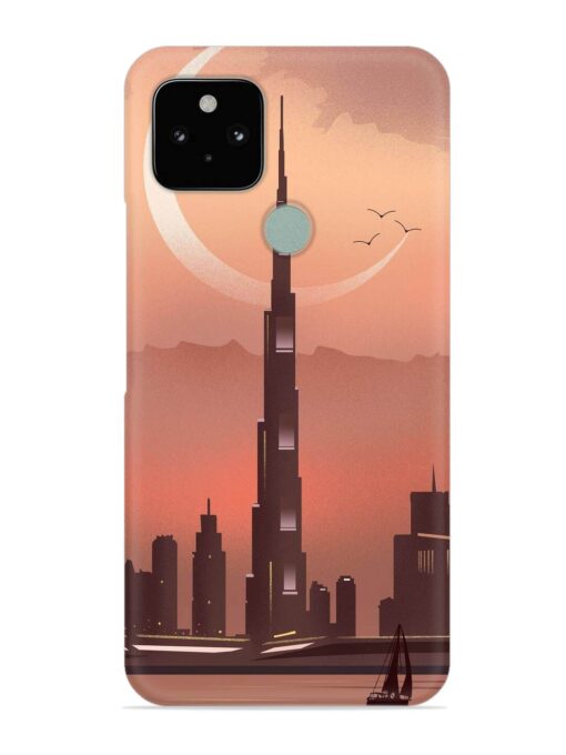 Landmark Burj Khalifa Snap Case for Google Pixel 5 Zapvi