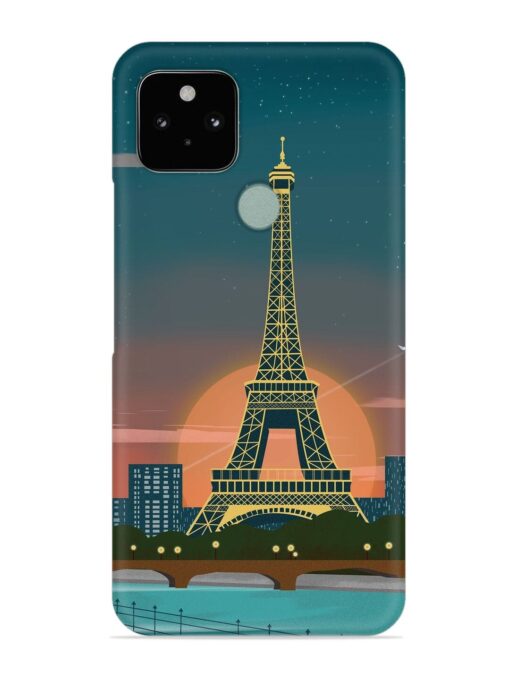 Scenery Architecture France Paris Snap Case for Google Pixel 5 Zapvi