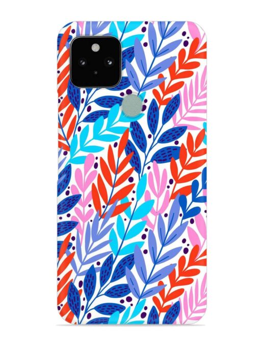 Bright Floral Tropical Snap Case for Google Pixel 5 Zapvi