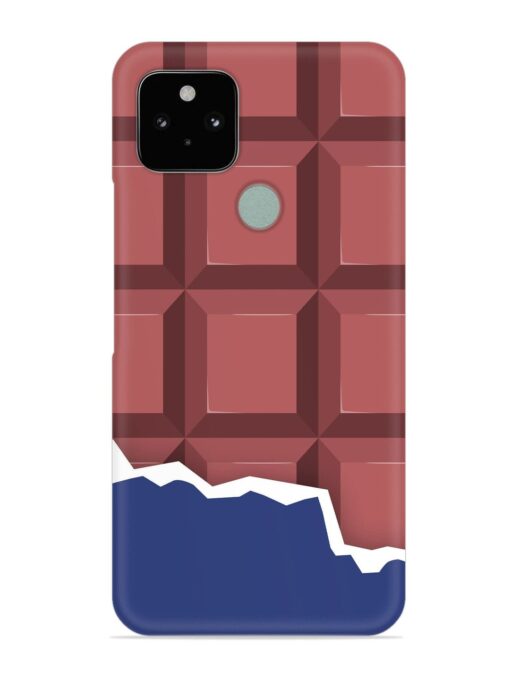 Chocolate Vector Art Snap Case for Google Pixel 5 Zapvi