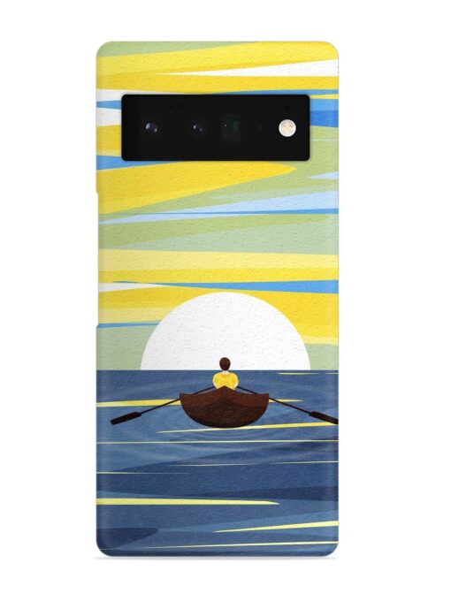 Rowing Person Ferry Paddle Snap Case for Google Pixel 6 Pro Zapvi