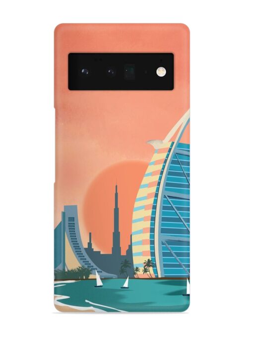 Dubai Architectural Scenery Snap Case for Google Pixel 6 Pro Zapvi