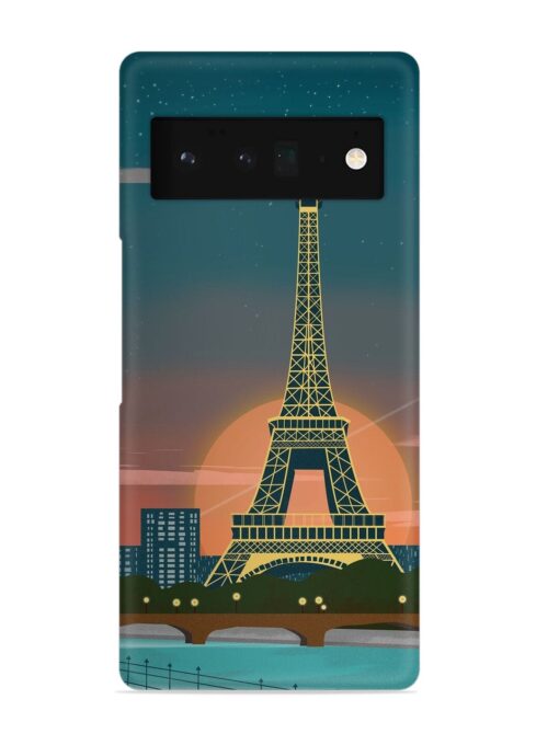 Scenery Architecture France Paris Snap Case for Google Pixel 6 Pro Zapvi