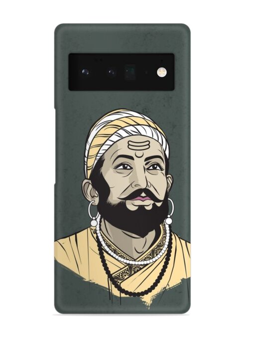 Shivaji Maharaj Vector Art Snap Case for Google Pixel 6 Pro Zapvi