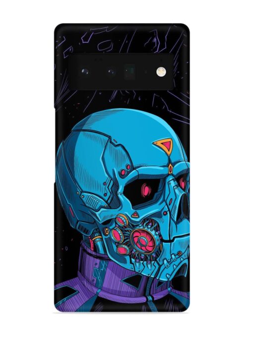 Skull Robo Vector Snap Case for Google Pixel 6 Pro Zapvi