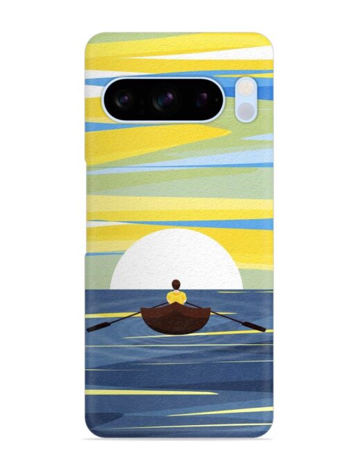 Rowing Person Ferry Paddle Snap Case for Google Pixel 8 Pro Zapvi
