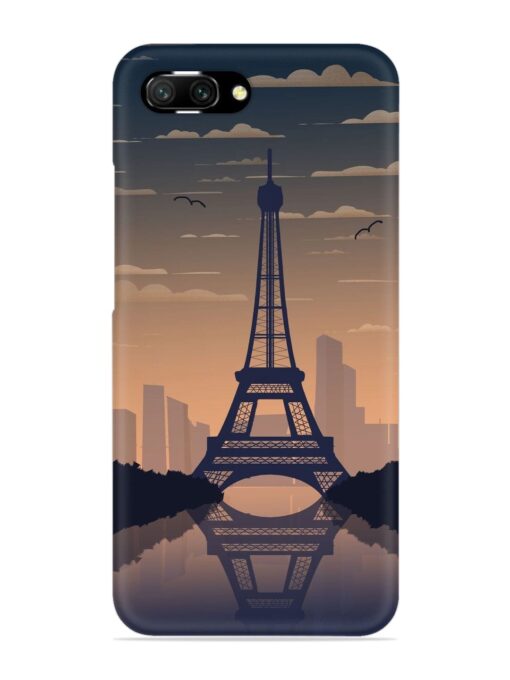 France Paris Eiffel Tower Gradient Snap Case for Honor 10 Zapvi