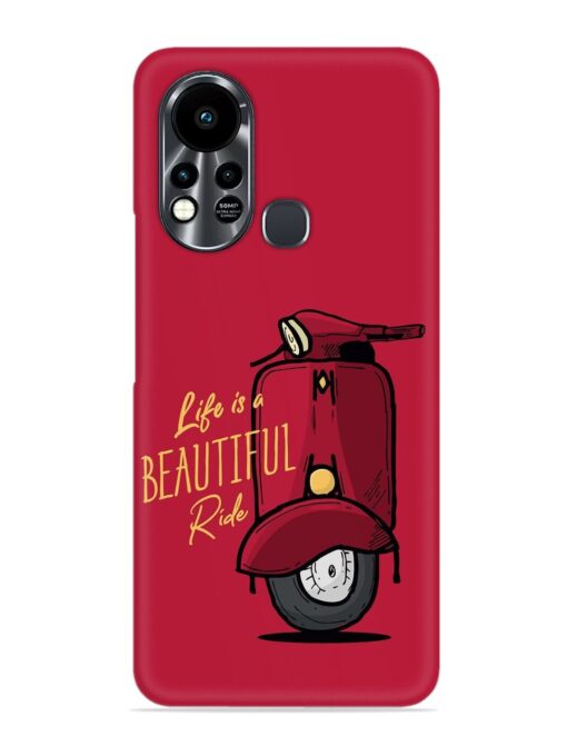 Life Is Beautiful Rides Snap Case for Infinix Hot 11S Zapvi