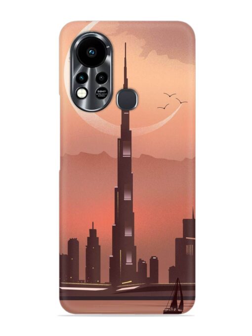Landmark Burj Khalifa Snap Case for Infinix Hot 11S Zapvi