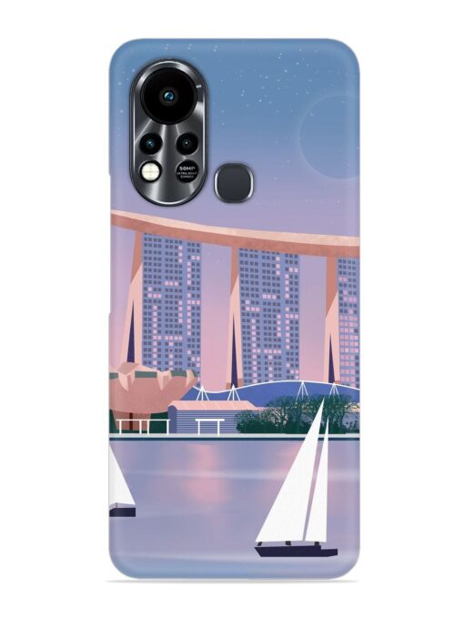 Singapore Scenery Architecture Snap Case for Infinix Hot 11S Zapvi