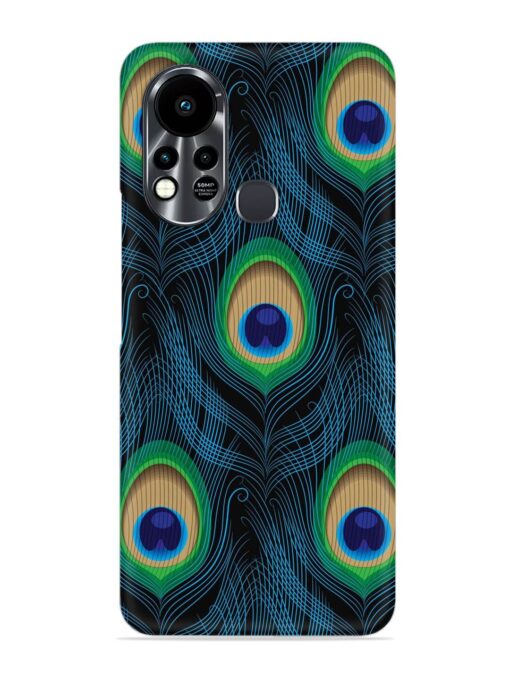 Seamless Pattern Peacock Snap Case for Infinix Hot 11S Zapvi