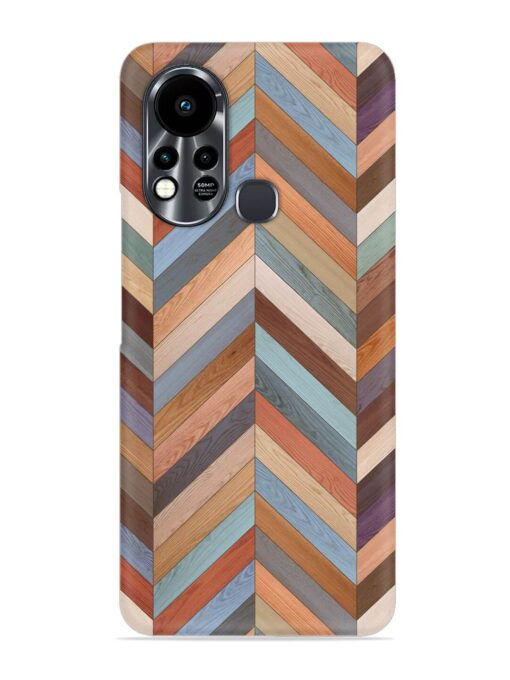 Seamless Wood Parquet Snap Case for Infinix Hot 11S Zapvi