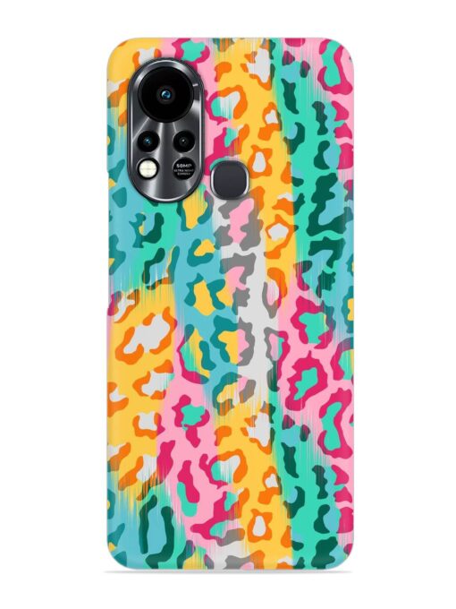 Seamless Vector Colorful Snap Case for Infinix Hot 11S Zapvi