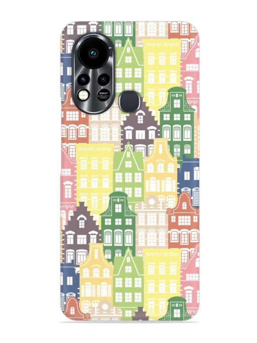 Seamless Shapes Pattern Snap Case for Infinix Hot 11S Zapvi