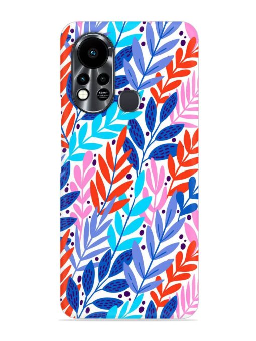 Bright Floral Tropical Snap Case for Infinix Hot 11S Zapvi