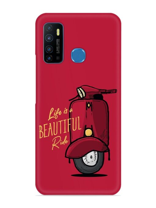 Life Is Beautiful Rides Snap Case for Infinix Hot 9 Zapvi