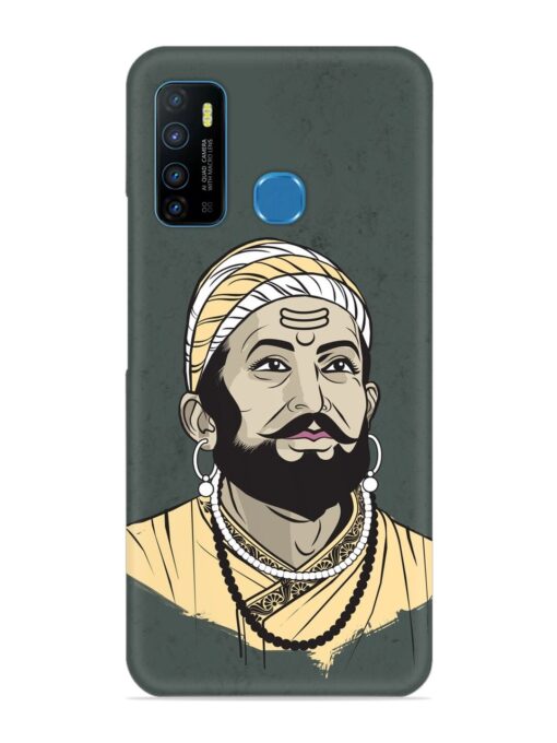 Shivaji Maharaj Vector Art Snap Case for Infinix Hot 9 Zapvi