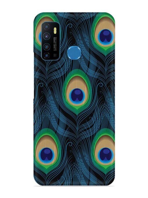 Seamless Pattern Peacock Snap Case for Infinix Hot 9 Zapvi
