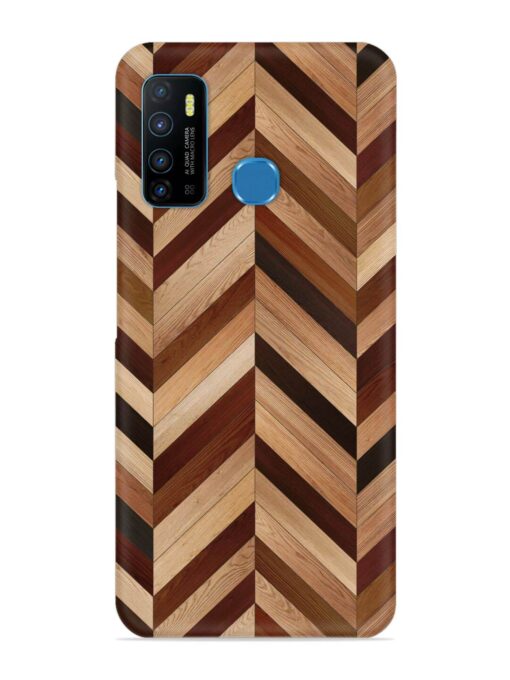 Seamless Wood Parquet Snap Case for Infinix Hot 9 Zapvi