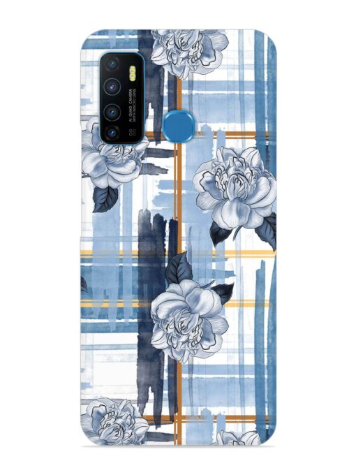 Watercolor Pattern Rose Snap Case for Infinix Hot 9 Zapvi