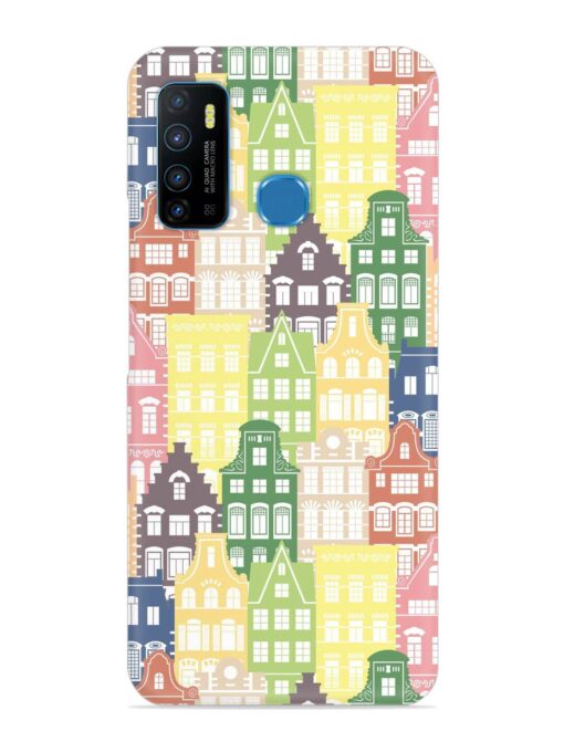 Seamless Shapes Pattern Snap Case for Infinix Hot 9 Zapvi