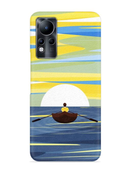 Rowing Person Ferry Paddle Snap Case for Infinix Note 11 Zapvi