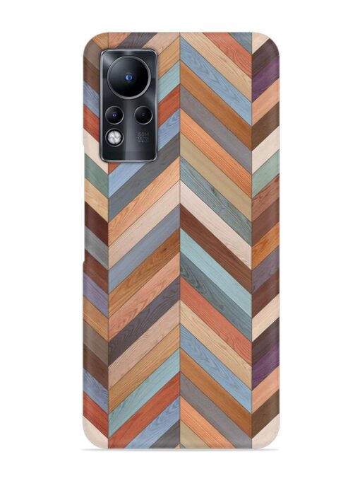 Seamless Wood Parquet Snap Case for Infinix Note 11 Zapvi