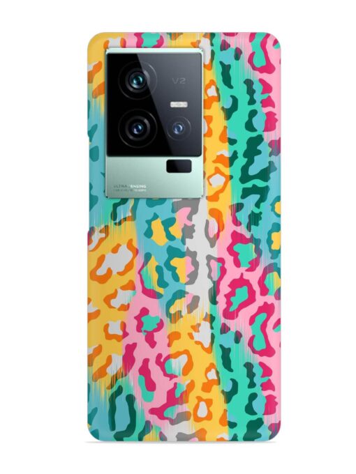 Seamless Vector Colorful Snap Case for Iqoo 11 (5G) Zapvi