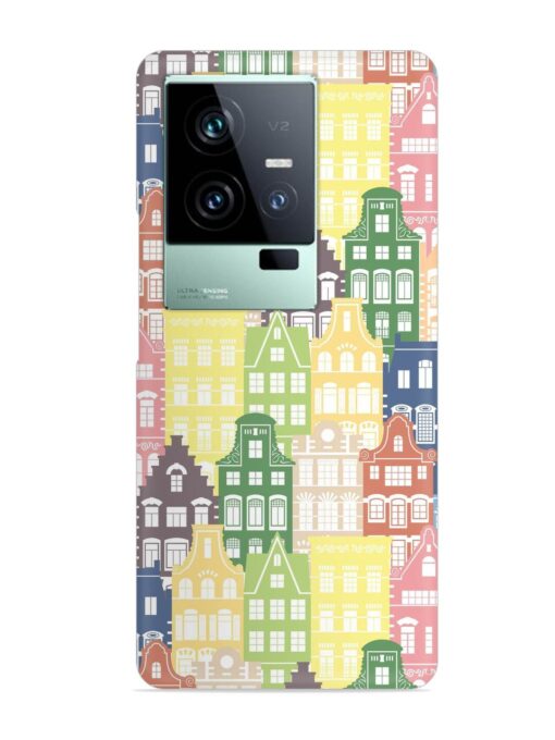 Seamless Shapes Pattern Snap Case for Iqoo 11 (5G) Zapvi