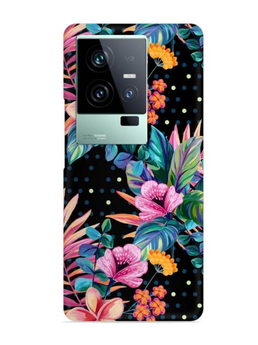 Seamless Floral Pattern Snap Case for Iqoo 11 (5G) Zapvi