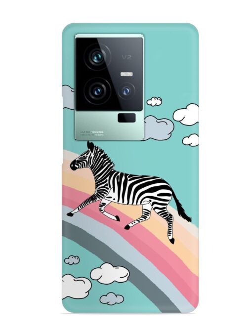 Running Zebra Snap Case for Iqoo 11 (5G) Zapvi