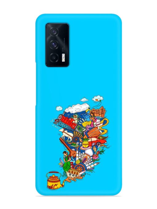 Vector Design Indian Snap Case for Iqoo 7 (5G) Zapvi