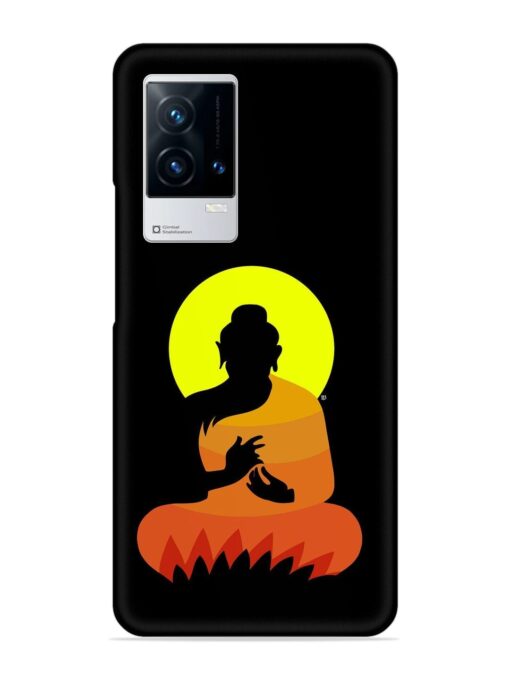 Buddha Art Black Snap Case for Iqoo 8 Zapvi