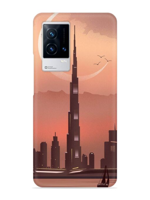 Landmark Burj Khalifa Snap Case for Iqoo 9 (5G) Zapvi