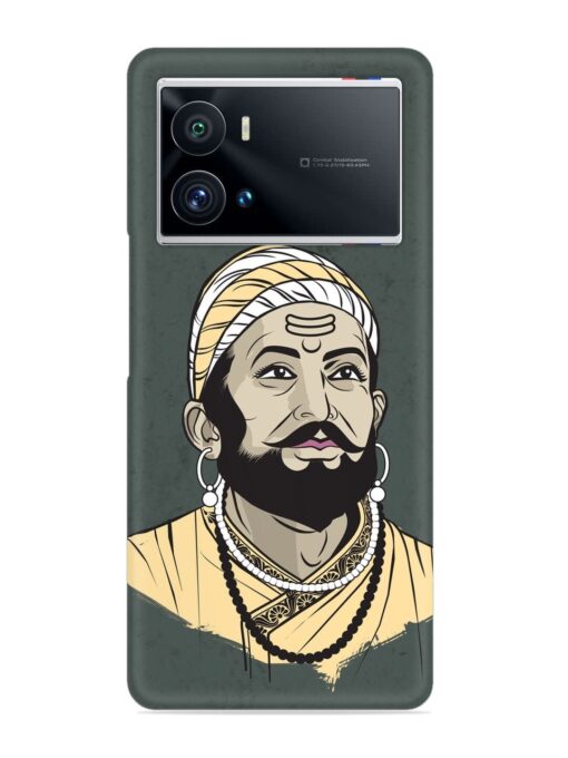 Shivaji Maharaj Vector Art Snap Case for Iqoo 9 Pro Zapvi