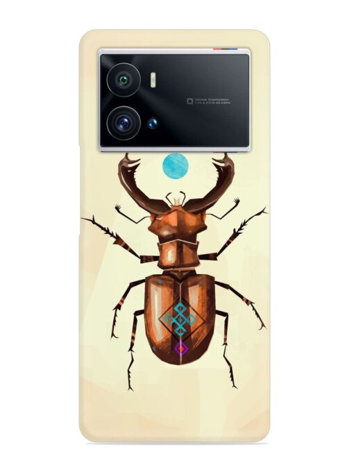 Stag Beetle Vector Snap Case for Iqoo 9 Pro Zapvi