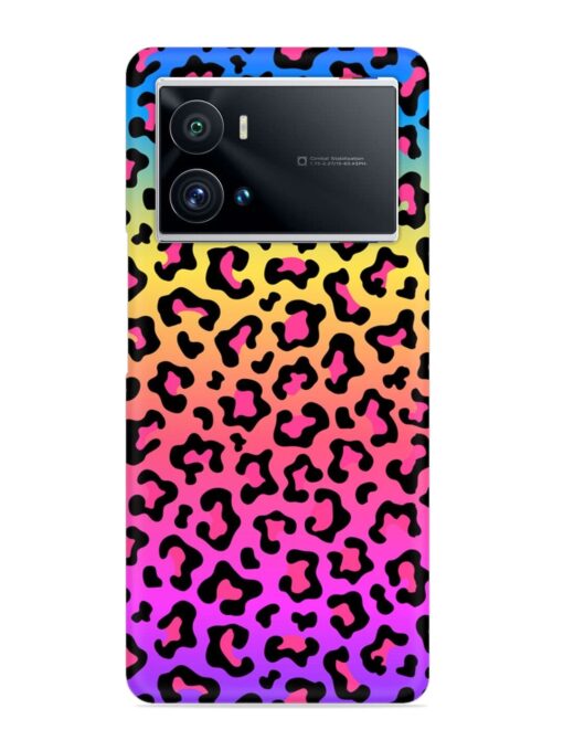 Neon Rainbow Colored Snap Case for Iqoo 9 Pro Zapvi