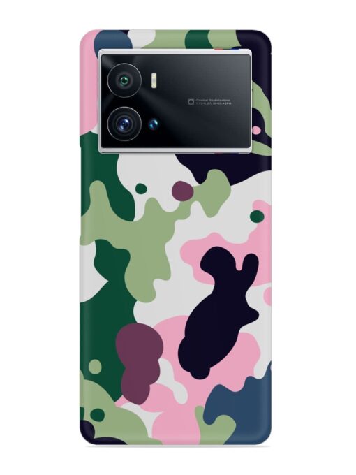 Seamless Funky Camouflage Snap Case for Iqoo 9 Pro Zapvi