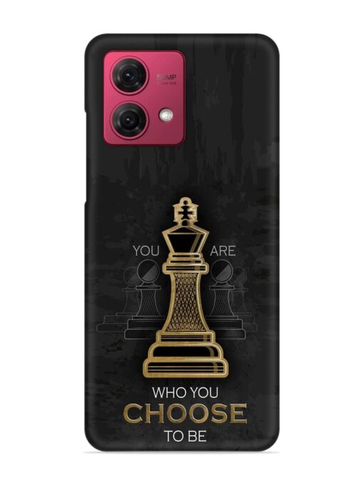 You Are Who Choose To Be Snap Case for Motorola Moto G84 (5G) Zapvi