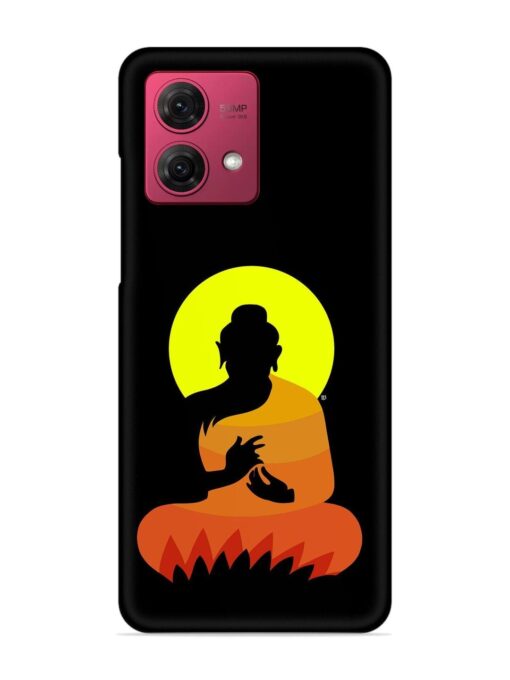 Buddha Art Black Snap Case for Motorola Moto G84 (5G) Zapvi