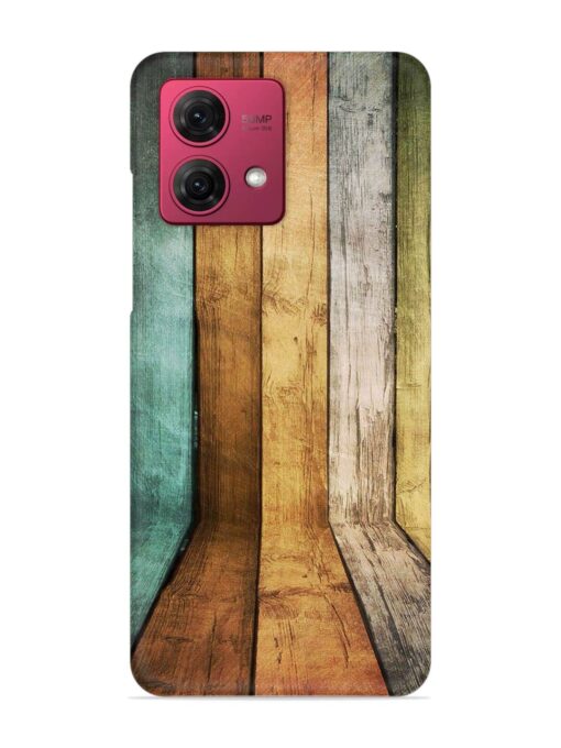 Wooden Realistic Art Snap Case for Motorola Moto G84 (5G) Zapvi