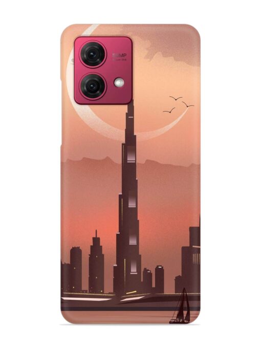 Landmark Burj Khalifa Snap Case for Motorola Moto G84 (5G) Zapvi